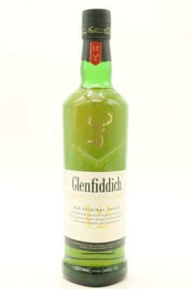 (1) Glenfiddich 12 Year Old Single Malt Scotch Whisky, 40% ABV