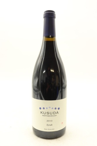 (1) 2013 Kusuda Syrah, Martinborough [JR17.5] [BC95]