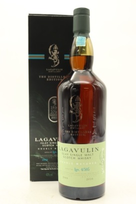 (1) 2000 Lagavulin 'The Distillers Edition' Double Matured Single Malt Scotch Whisky, 4/505, 43% ABV, 1000ml (GB)