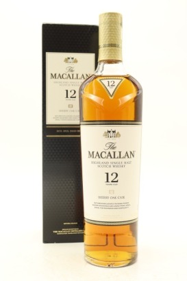 (1) The Macallan Sherry Oak Cask 12 Year Old Single Malt Scotch Whisky, 40% ABV (GB)