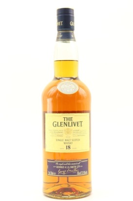 (1) The Glenlivet 18 Years Old Single Malt Scotch Whisky, 43% ABV, Pre-2011 (GB)