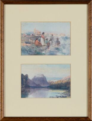 FRANK WRIGHT Māori's at Rotorua Washing