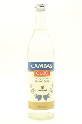 (1) Cambas Ouzo, Greece, 40% ABV, 700ml