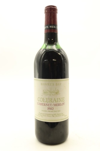 (1) 1983 Te Mata Estate Coleraine, Hawkes Bay (MS)