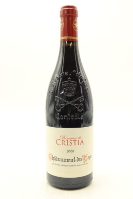 (1) 2008 Domaine de Cristia Chateauneuf-du-Pape, Rhone