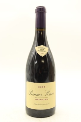 (1) 2003 Domaine de la Vougeraie Bonnes-Mares Grand Cru, Cote de Nuits [JR17] [WS93]