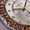Titanium-Ceramic, 38mm Chanel, J12 Chronomatic Cognac Sapphire Wristwatch, circa 2012 - 2