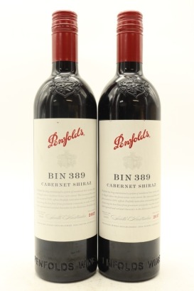 (2) 2017 Penfolds Bin 389 Cabernet - Shiraz, South Australia [JR17] [JO16]