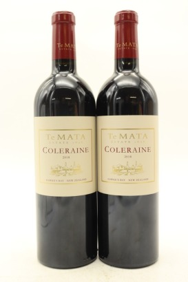 (2) 2018 Te Mata Estate Coleraine, Hawke's Bay