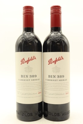 (2) 2015 Penfolds Bin 389 Cabernet - Shiraz, South Australia [JR17]
