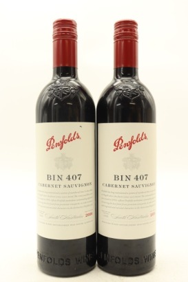 (2) 2016 Penfolds Bin 407 Cabernet Sauvignon, South Australia [JR16.5] [JO93]