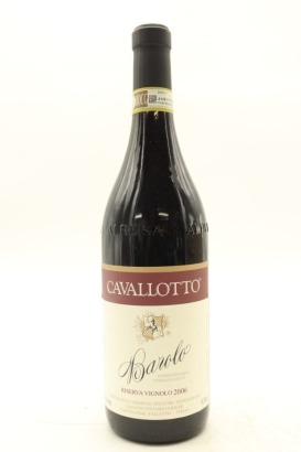 (1) 2006 Cavallotto Bricco Boschis Vignolo, Barolo Riserva DOCG [JR16.5] [RP95-97]