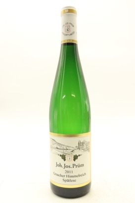 (1) 2011 Joh. Jos. Prum Graacher Himmelreich Riesling Spatlese, Mosel