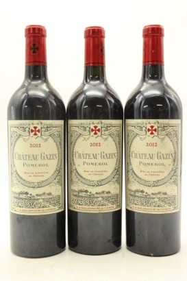 (3) 2012 Chateau Gazin, Pomerol [JR16] [RP95]