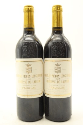 (2) 2012 Chateau Pichon Longueville Comtesse de Lalande, Pauillac [JR17.5] [WE95]