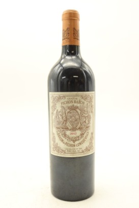 (1) 2012 Chateau Pichon-Longueville au Baron de Pichon-Longueville, Pauillac [JR17]