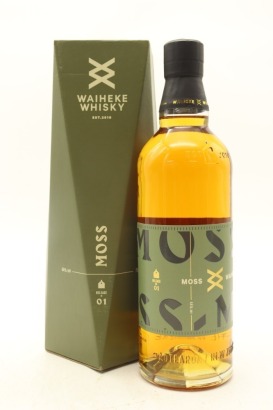 (1) Waiheke Whisky 'Moss' Malt New Zealand Whisky, 44% ABV (GB?