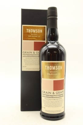 (1) Thomson Grain & Grape Limited Edition Single Malt New Zealand Whisky, 46% ABV (GB)