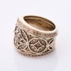 18ct White Gold, Modern, Handmade 2.43ct Cognac Diamond Dress Ring - 2