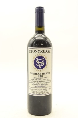 (1) 2008 Stonyridge Vineyard Larose, Waiheke Island