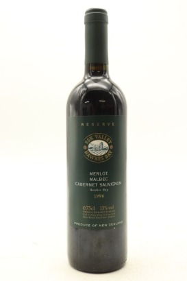 (1) 1996 Esk Valley Reserve Merlot Malbec Cabernet, Gimblett Gravels