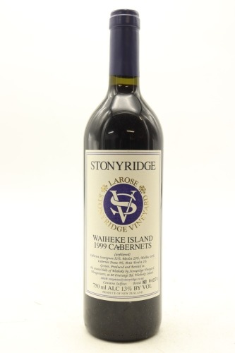 (1) 1999 Stonyridge Vineyard Larose, Waiheke Island