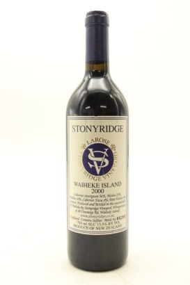 (1) 2000 Stonyridge Vineyard Larose, Waiheke Island [BC95]