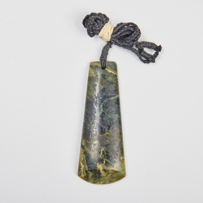 A Contemporary Tangiwai Toki Pendant, Aotearoa