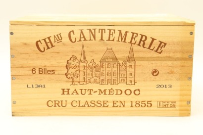 (6) 2013 Chateau Cantemerle, Haut-Medoc (OWC)