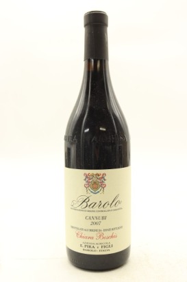 (1) 2007 E. Pira & Figli Chiara Boschis Cannubi, Barolo DOCG [JR16] [WE93] [WS95]