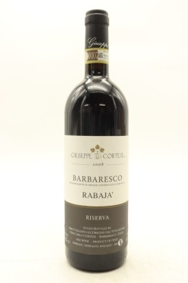 (1) 2008 Giuseppe Cortese Barbaresco Rabaja Riserva DOCG, Piedmont [RP95] [WE93]