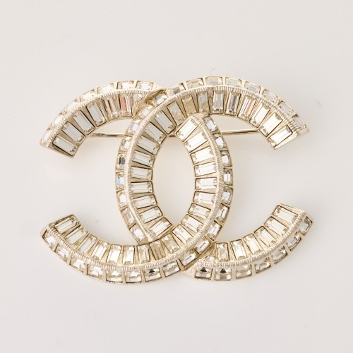 Chanel, CC Crystal-Embellished Brooch