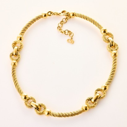 Christian Dior, 42cm Vintage Gold-Tone Necklace