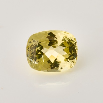 Loose, 5.09ct Cushion Cut Yellow Kunzite