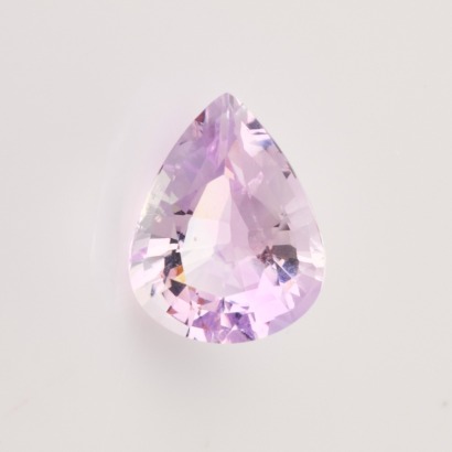 Loose, 7.55ct Pear Shape Light Purple Amethyst