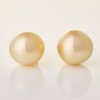 14ct Yellow Gold, 12mm South Sea Pearl Earrings