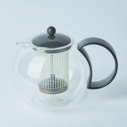 A Bodum Glass Tea Press