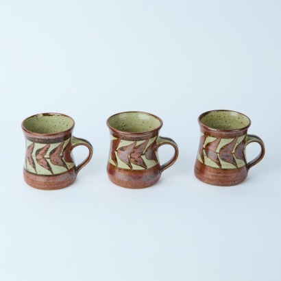 A Set of Three Nancy Beck Mugs A/F