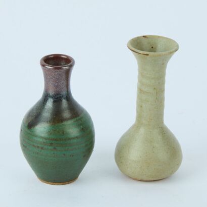 A Pair of Miniature Bottle for m Vases