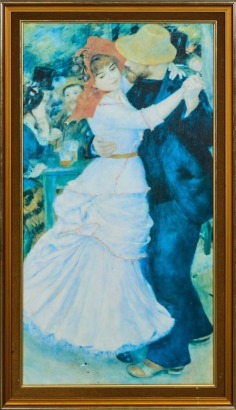 A Renoir 'Dance at Bougival' Vintage Reproduction Print