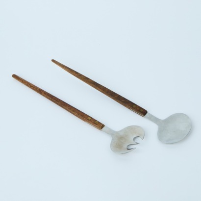 A Pair of Mid-Century Salad Servers