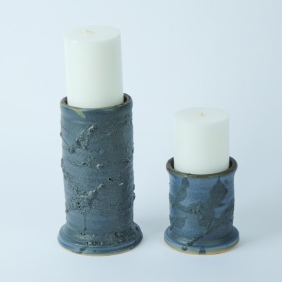 A Pair of Hollow Candle Holders