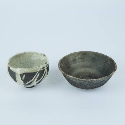 A Pair of Lunar Surface Bowls