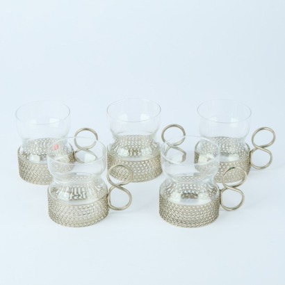 A Set of Five Iittala Tsaikka Tea Cups