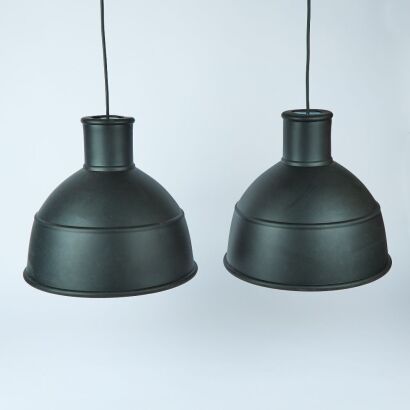 A Pair of Muuto Unfold Pendant Lights