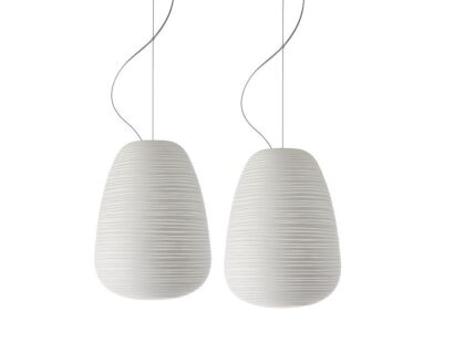 A Pair of Foscarini Rituals 1 Pendant Lamps by Ludovica And Roberto Palomba