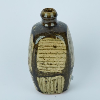 A Paul Fisher Bottle Form Vase