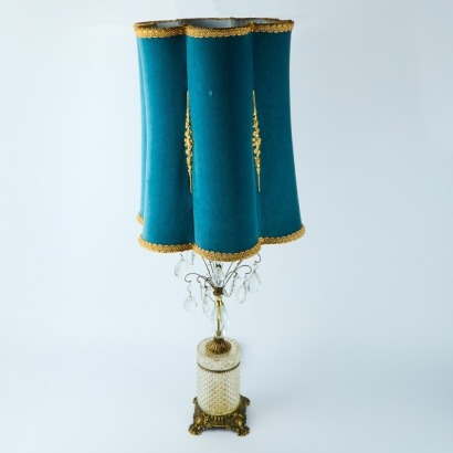 A Retro Coverly New Zealand Made Hollywood Regency Table Lamp