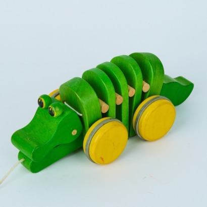 A Crocodile Pull Along Toy