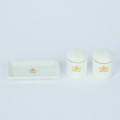 A Set of British Airways Salt and Pepper Shakers